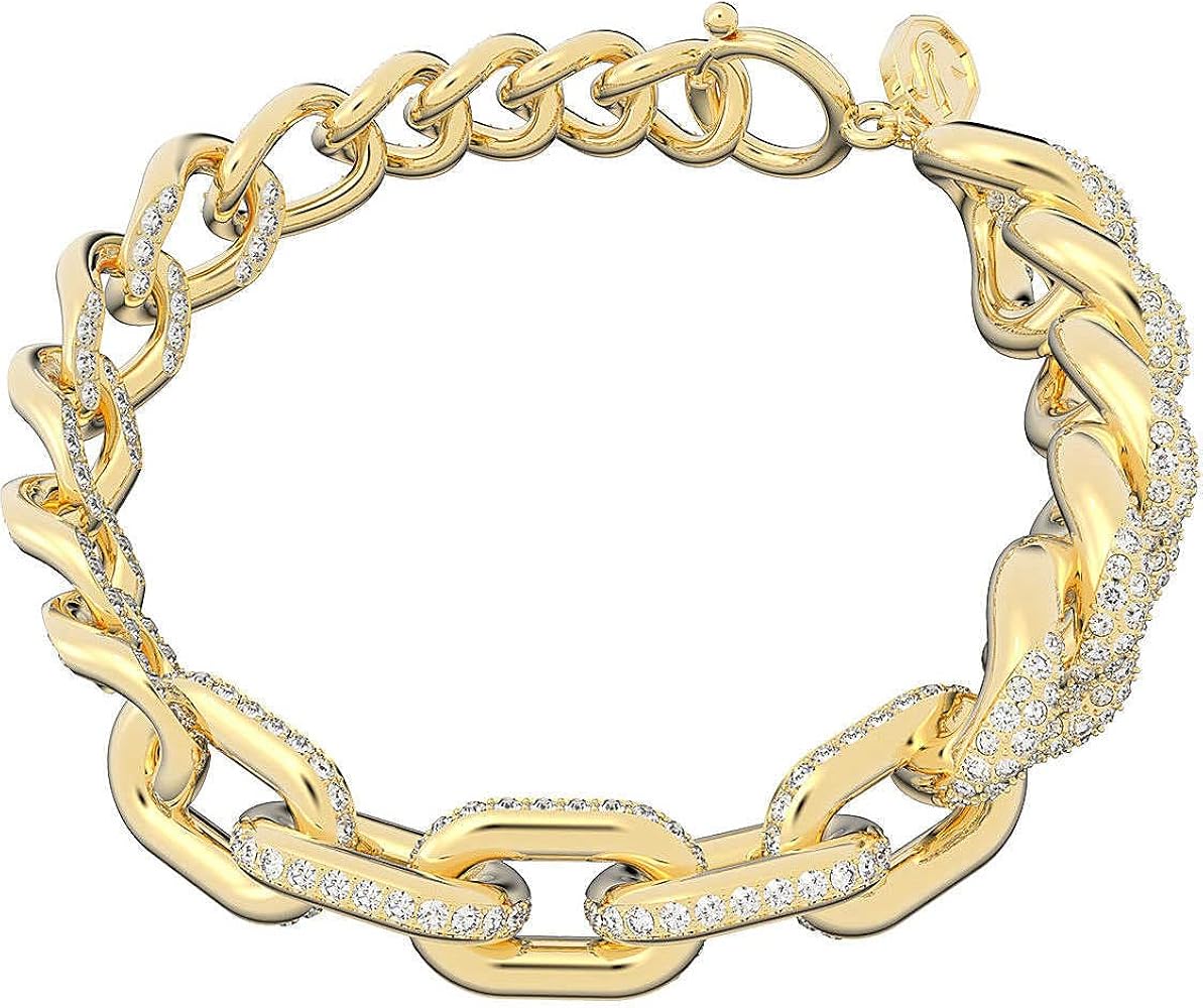 Amazon | [Swarovski] Dexteraブレスレット、パヴェ、ホワイト